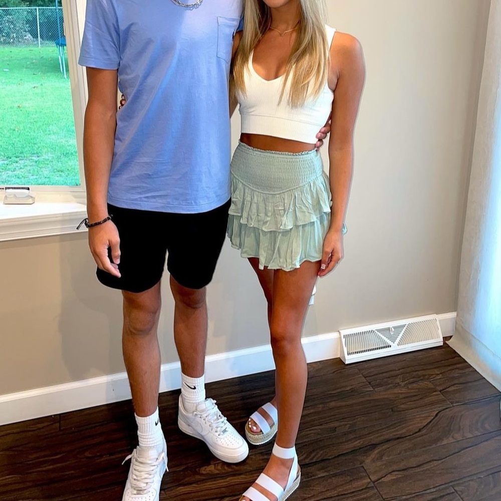 Rock and Rags mini ruffle skirt